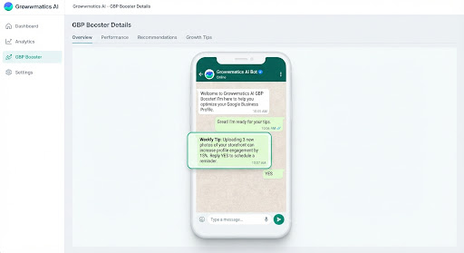 WhatsApp ranking tips conversation